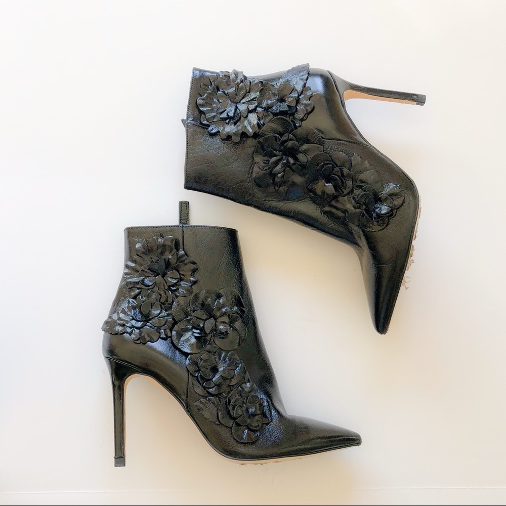 Zara Basic Boots, Floral